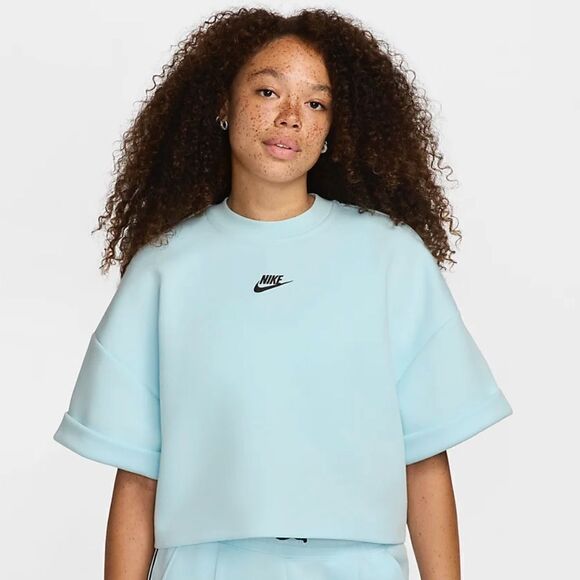 Nike Tops - Nike Sportswear Tech Fleece
Women's Oversized Short-Sleeve Cropped Top!